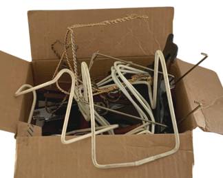 570 - Box of Assorted Plate Stands