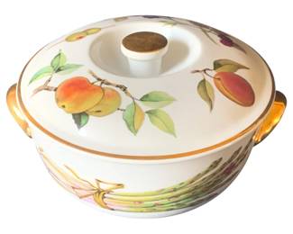 378 - Evesham Royal Worcester Casserole - 8 x 5