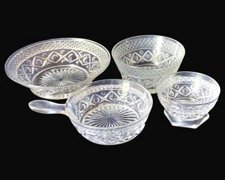 419 - 4 Pc Imperial Cape Cod Glassware