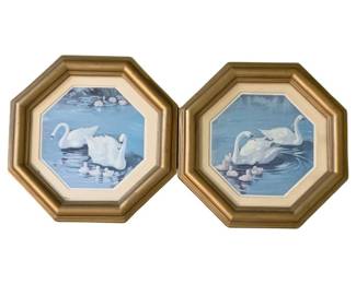 2040 - 2 Framed Prints - 9.5 x 9.5