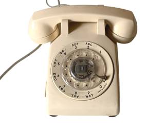 299 - Western Electric Rotary Phone - 9 x 9 x 5 (Description): Used as-is electric/electronic/mechanical  item - no guarantee all components, untested.