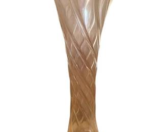 891 - Carnival Glass Vase - 10.5" Tall