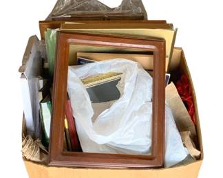 967 - Box of Assorted Items - Picture Frames & More
