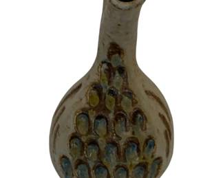 987 - Art Pottery Vase - Signed - 6.5" Tall