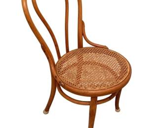 128 - Bentwood Wood Chair - 16 x 17 x 36