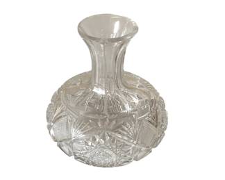 317 - Glass Water Bottle - 7" Tall