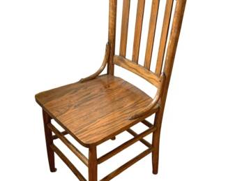252 - Wood Chair - 36 x 17 x 15