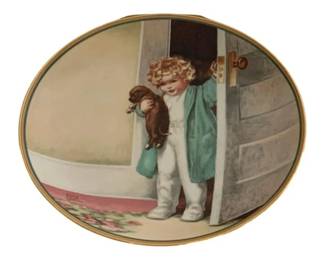 594 - Bessie Pease Gutman Plate - 8.5" Round