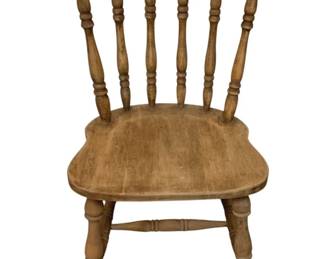 3128 - Wood Chair - 18 x 16 x 33