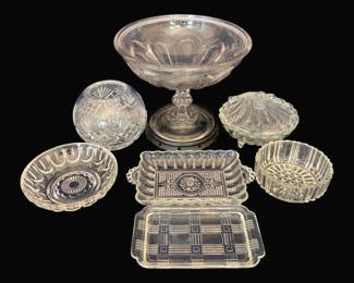 822 - Lot of Assorted Glass Items