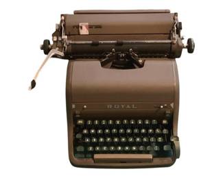 3015 - Royal Typewriter - 18 x 16 x 9 (Description): Used as is electric/electronic/mechanical  item. No guarantee all components, untested.