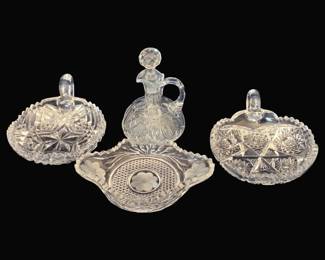 820 - Lot of Assorted Crystal Items