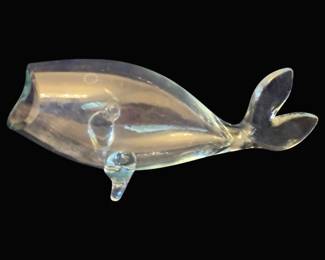 691 - Blenko Large Glass Fish - 21 x 6 x 10
