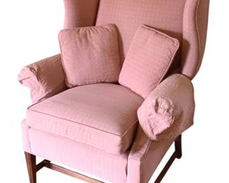 170 - Vintage Upholstered Armed Chair - 32 x 35 x 41