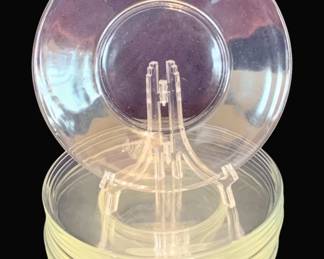727 - 12 Glass Plates - 8" Round