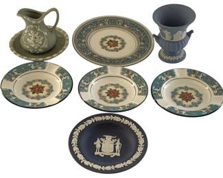 567 - Lot of Wedgwood Plates, Vase & More