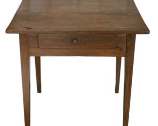 3071 - One Drawer Wood Table - 21.5 x 27 x 27.5