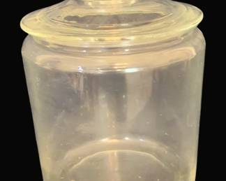 838 - Glass Store Jar - 12 x 7