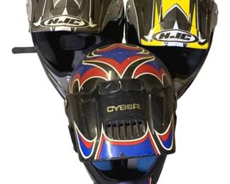 3151 - 3 Motorcycle Helmets - Size XS