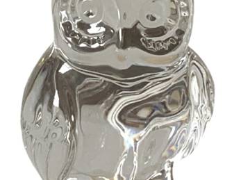 223 - Princess House Crystal Owl - 3.5" Tall