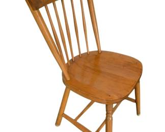 3070 - Wood Chair - 17 x 16.5 x 34.5