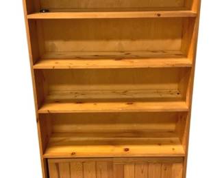 3127 - Wood Bookshelf - 36 x 63 x 12.5