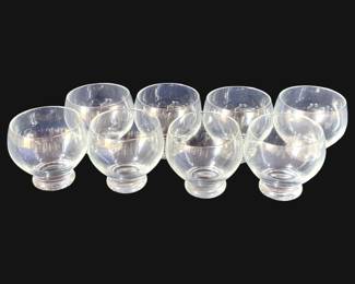 365 - 8 Glass Tumblers - 4" Tall