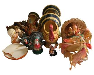 3049 - Lot of Assorted Fall Decorative Items