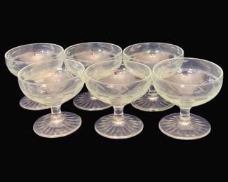 771 - 6 Vintage Champagnes - 3 1/4" Tall