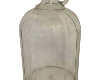 946 - Glass Vinegar Bottle - 12" Tall 1 Gal