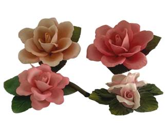 577 - 4 Capodimonte Flowers