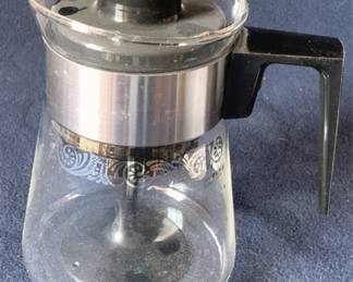 428 - Vintage Pyrex Coffee Pot - 7.5" Tall