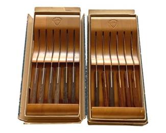 374 - 2 Ecko Flint Knife Set w/ Box