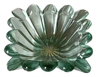 221 - Rare Heisey Zircon Ashtray - 3.5 x 3.5