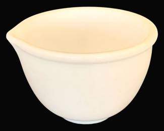 836 - Milk Glass Mixing Bowl - 6.5 x 4.5