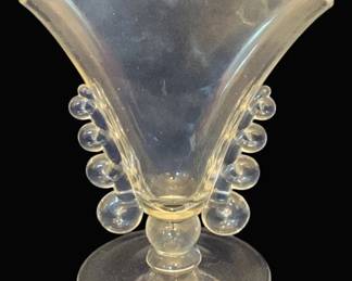 698 - Heisey Lariat Fan Vase - 7.5 x 6