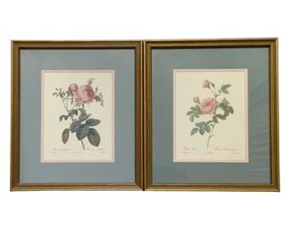 436 - Pair Framed Prints - 13.5 x 15.5