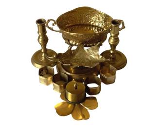 449 - Lot of Assorted Brass Items