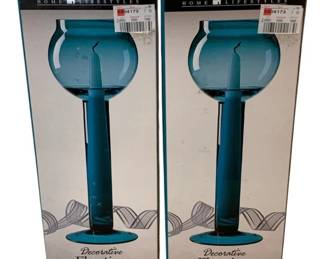 1003 - 2 Candleholders in Boxes - 10" Tall