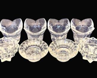 705 - Lot of Glass Candleholders