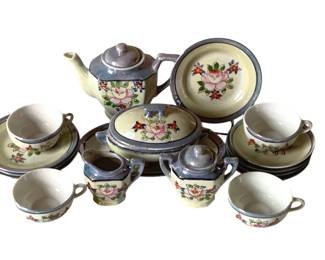 180 - 17pc Vintage Miniature Tea Set