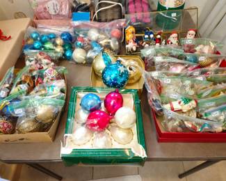 Vintage Christmas ornaments