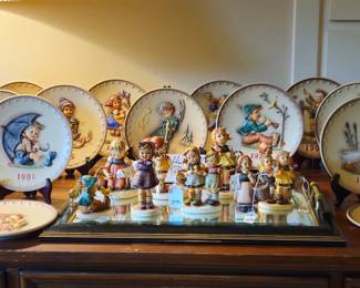Hummel figurines priced to sell.
