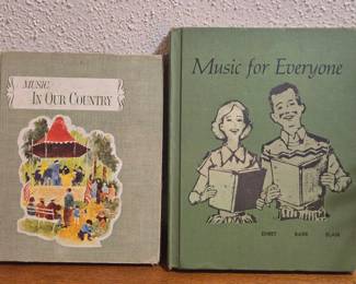 1950s Music books 