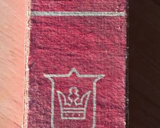 Empty candy cigarette box