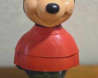 Vintage plastic Mickey Mouse toy 