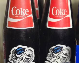 UNC collectible Coke bottles 