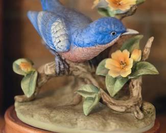 Porcelain Blue bird by Andrea 