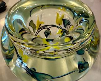 Signed Art Glass Jon Lofton