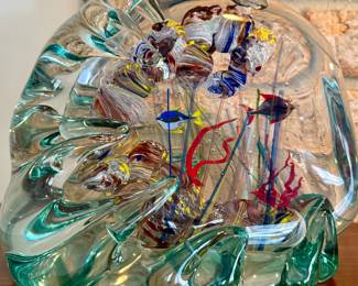 Signed Art Glass Jon Lofton